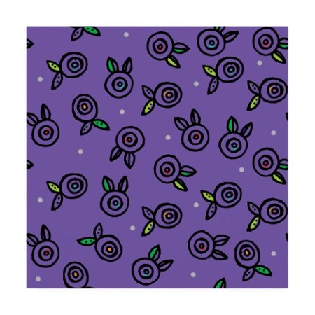 Trademark Fine Art Holli Conger 'Happy Notions repeat 1' Canvas Art, 14x14 ALI47275-C1414GG